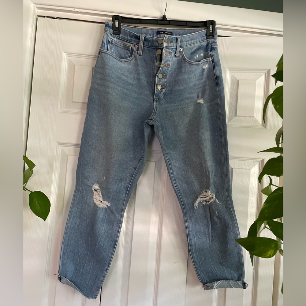 Lucky Brand High Rise Crop Bridgette Jeans